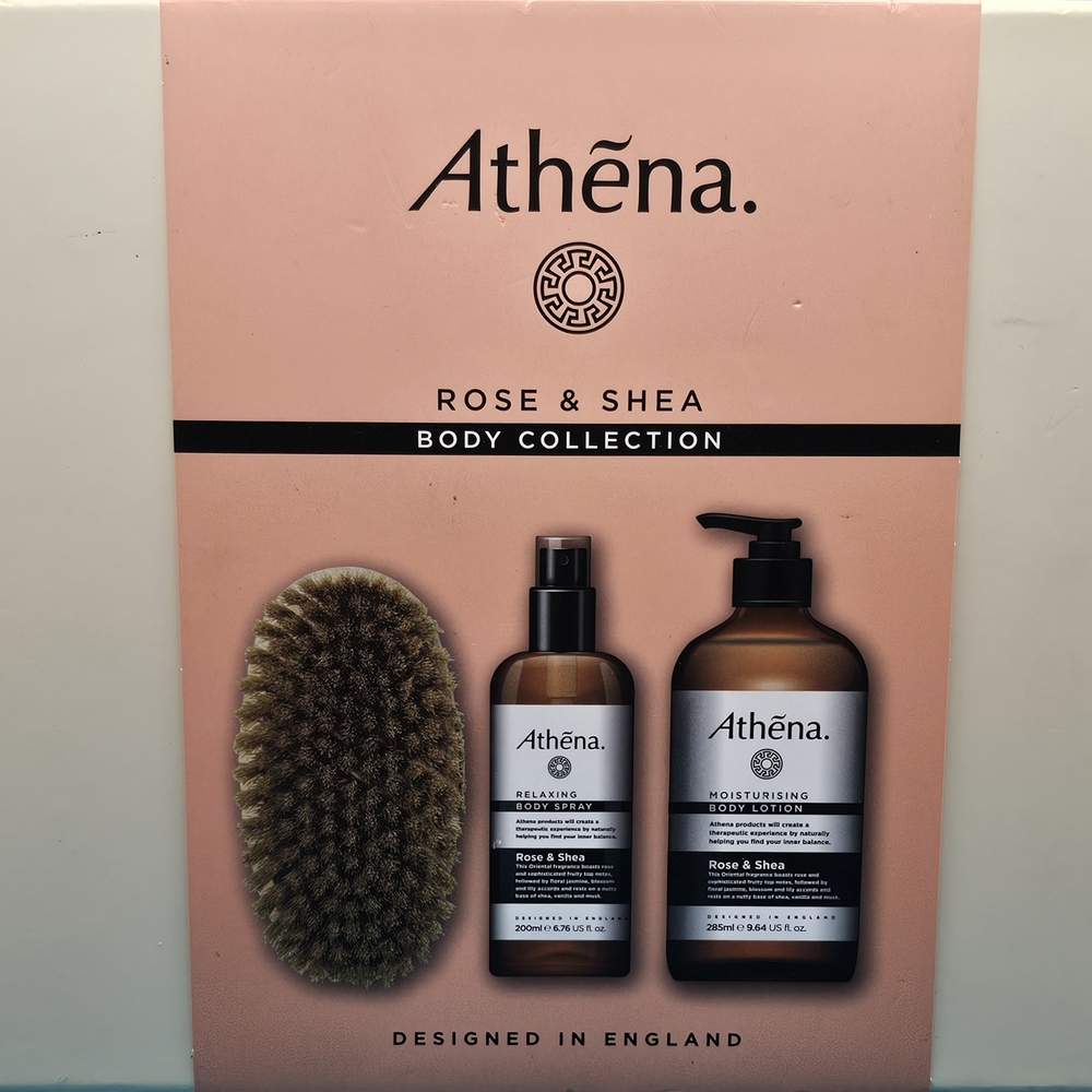 Athena Rose & Shea Body Collection.